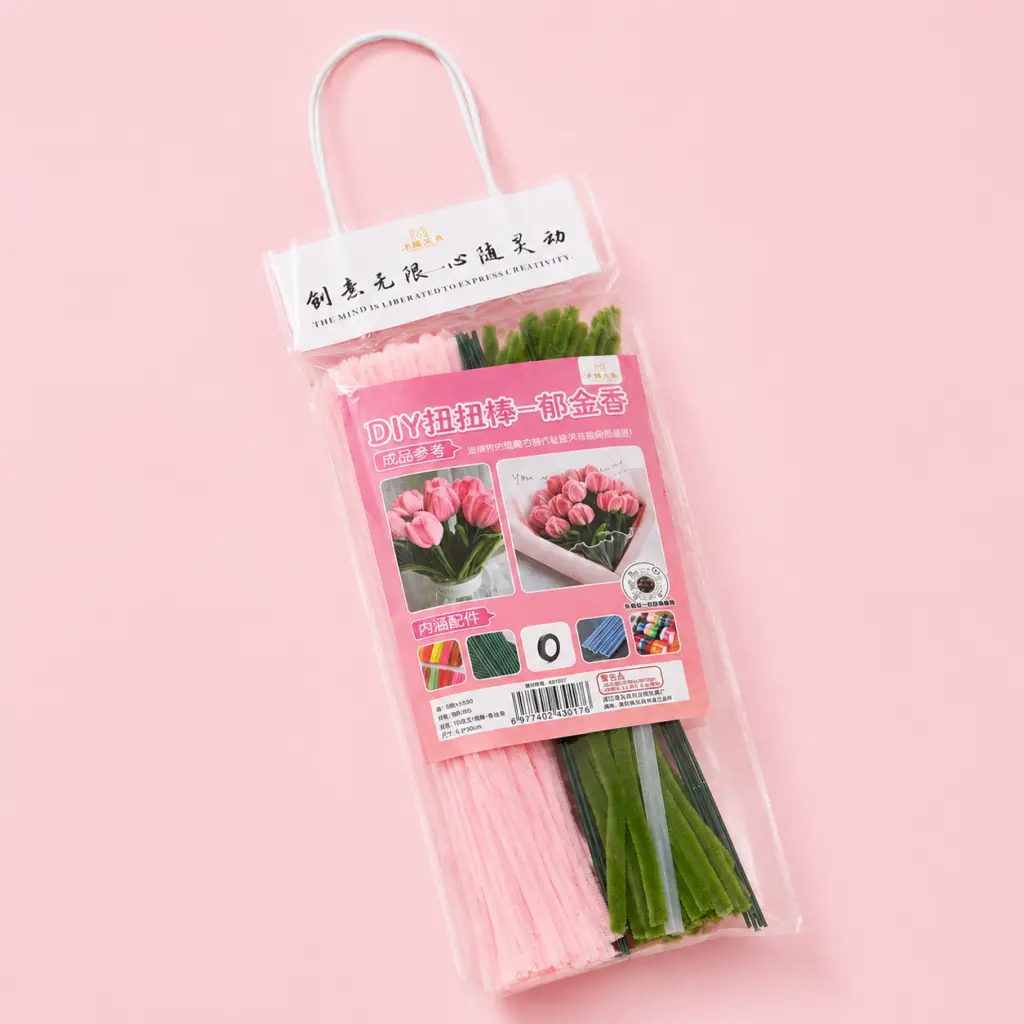 limpiapipas rosas 50 un 2058
