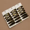 Set Pinches Leopardo Print