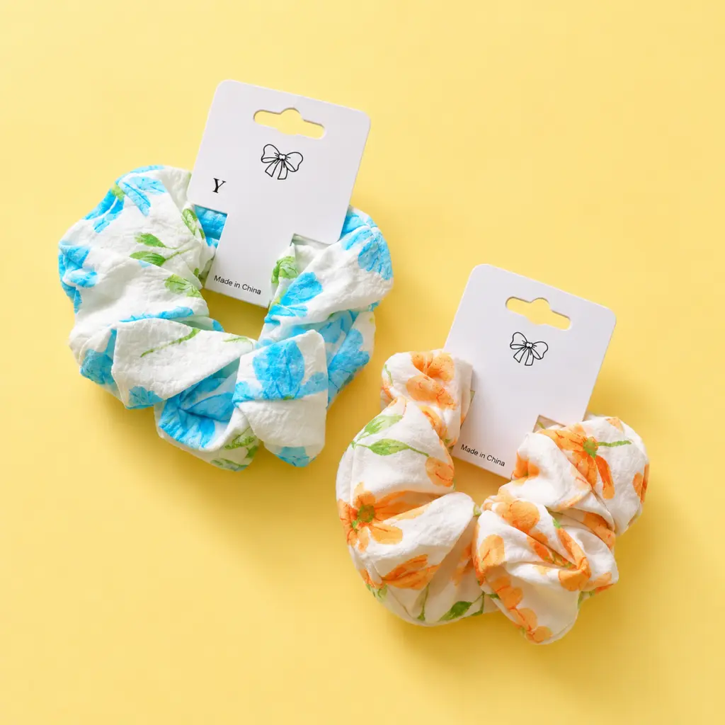 Scrunchie Flores Pastel 1623