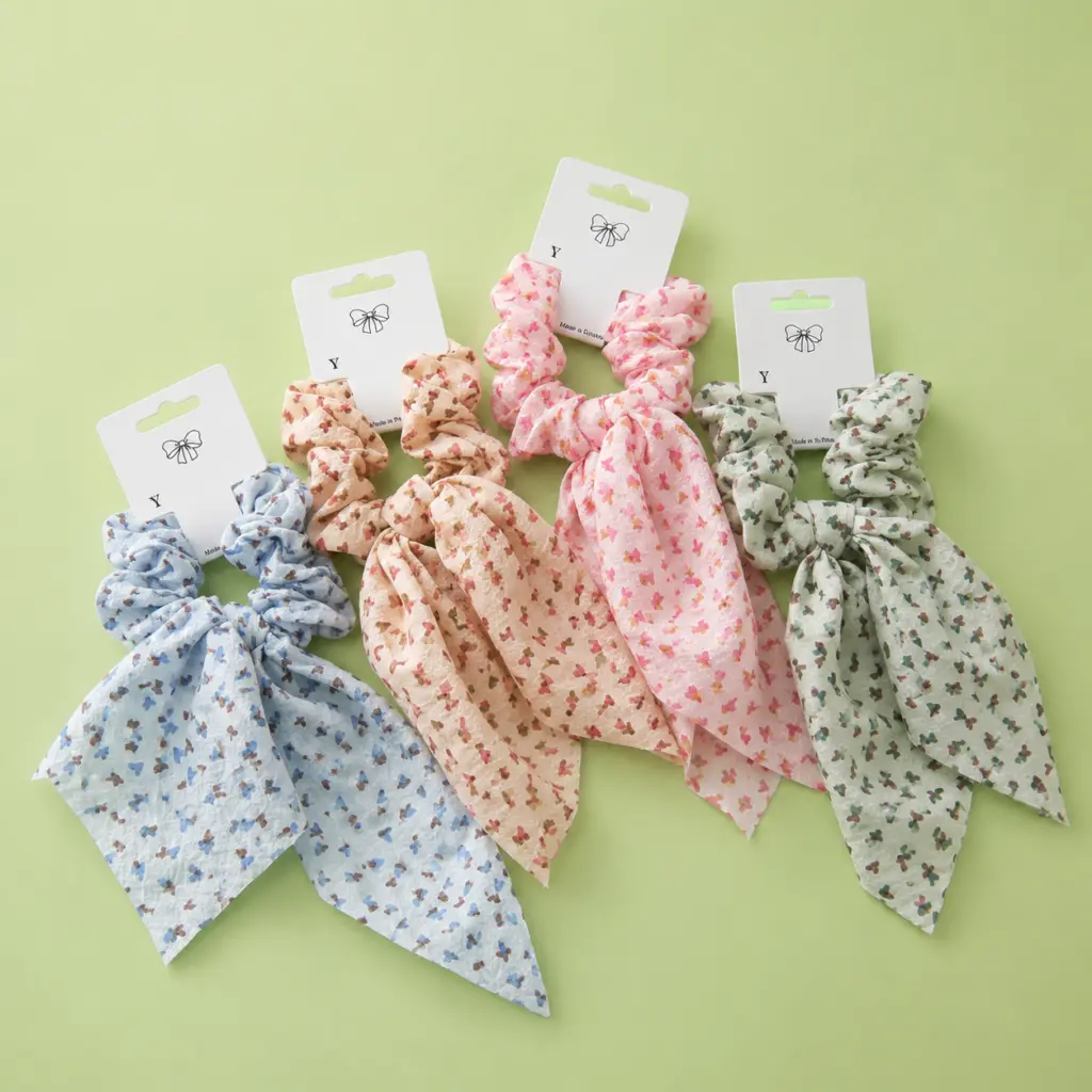 Scrunchie mini corazones 1625