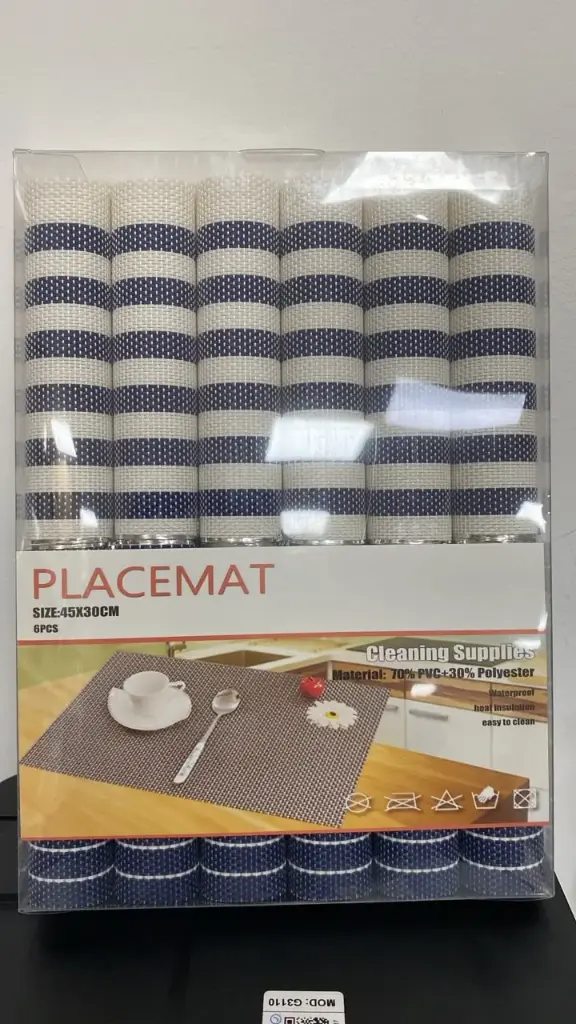 Set Individuales x6 Bicolor