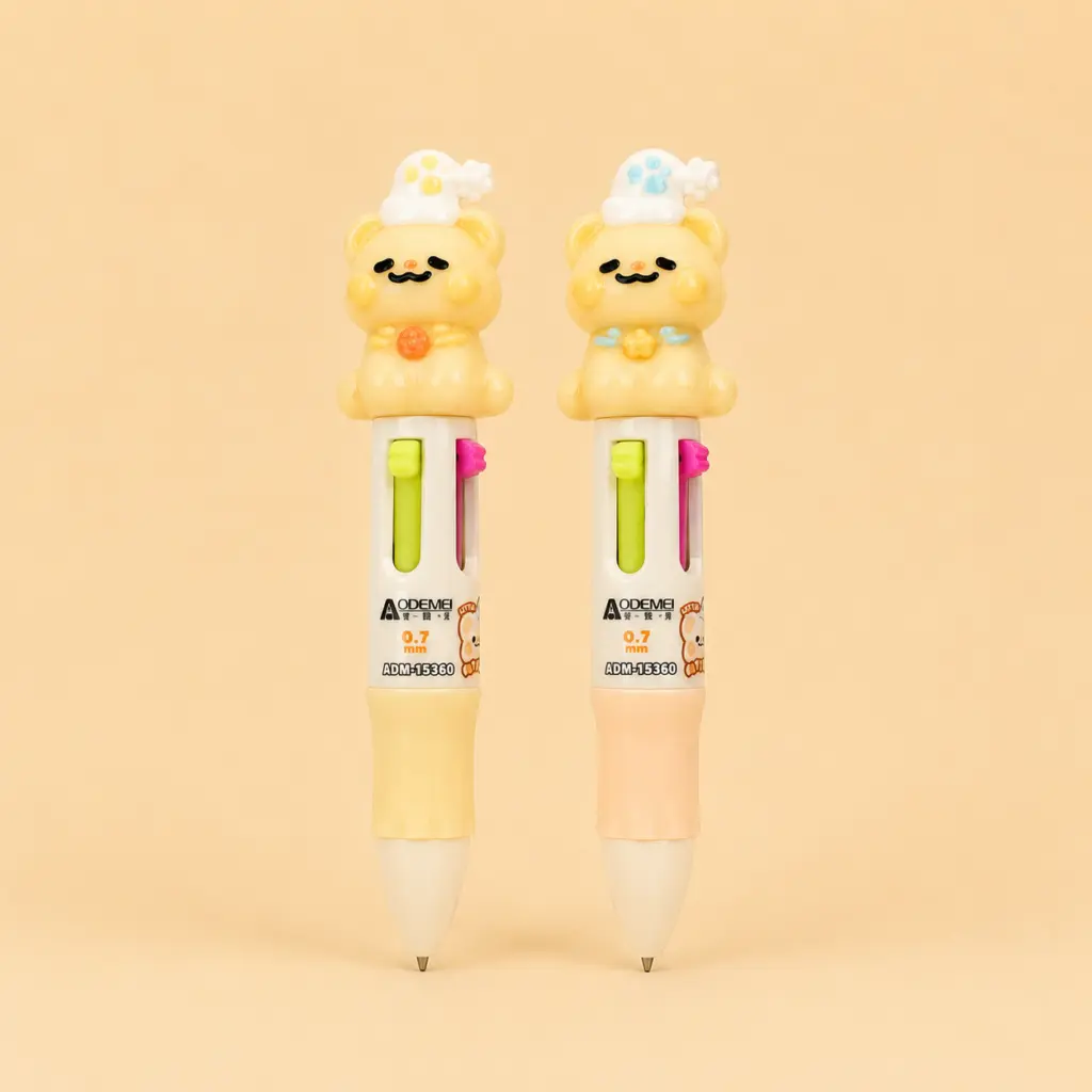 Mini Lápiz 4 Colores Osito Kawaii