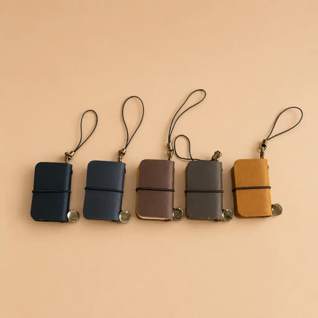 Llavero con Mini Libreta vintage