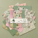 Set de Papeles Decorativos Jardín Tropical Pastel