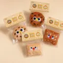 Broche de Peluche con Forma de Galleta 
