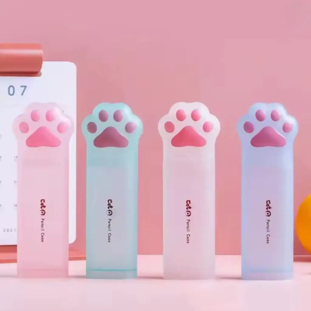 Estuche de Plástico Patita de Gato