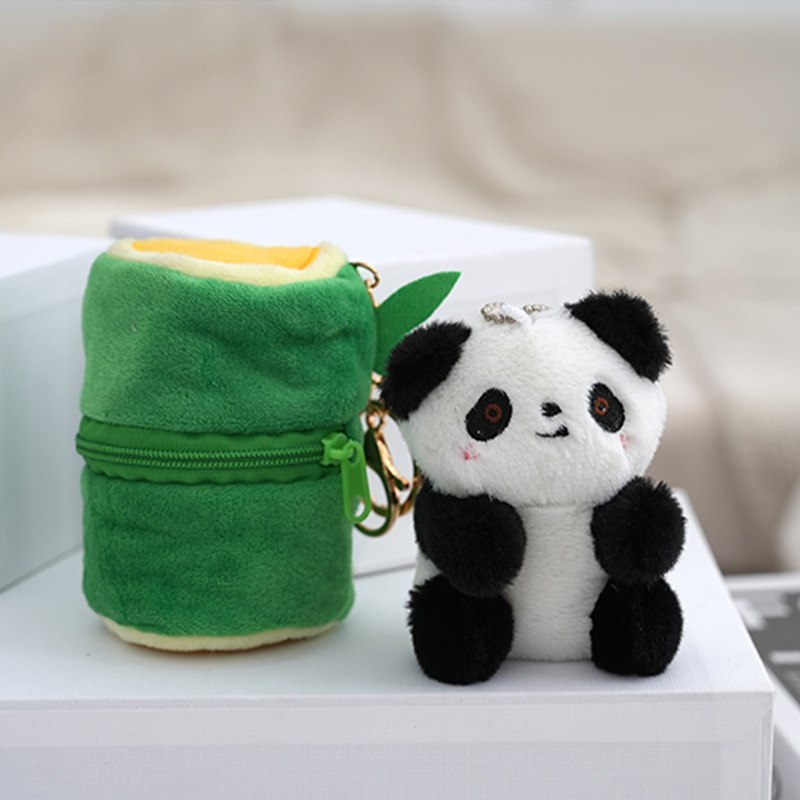 Llavero Panda con Bamboo Modelo y Color Único