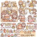 Stikers adhesivos 40 piezas Comida