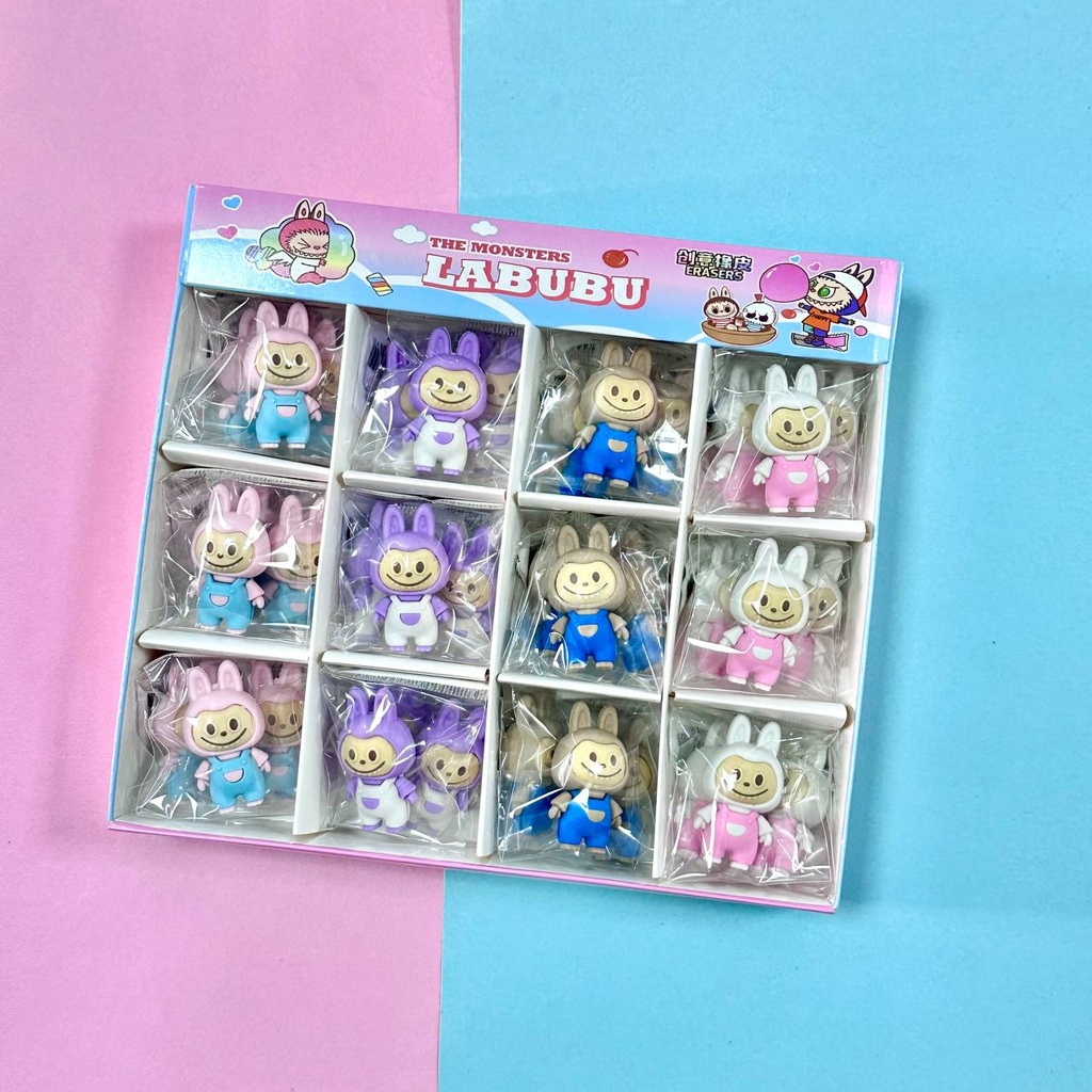 Mini Goma Colores Pastel La Bubu