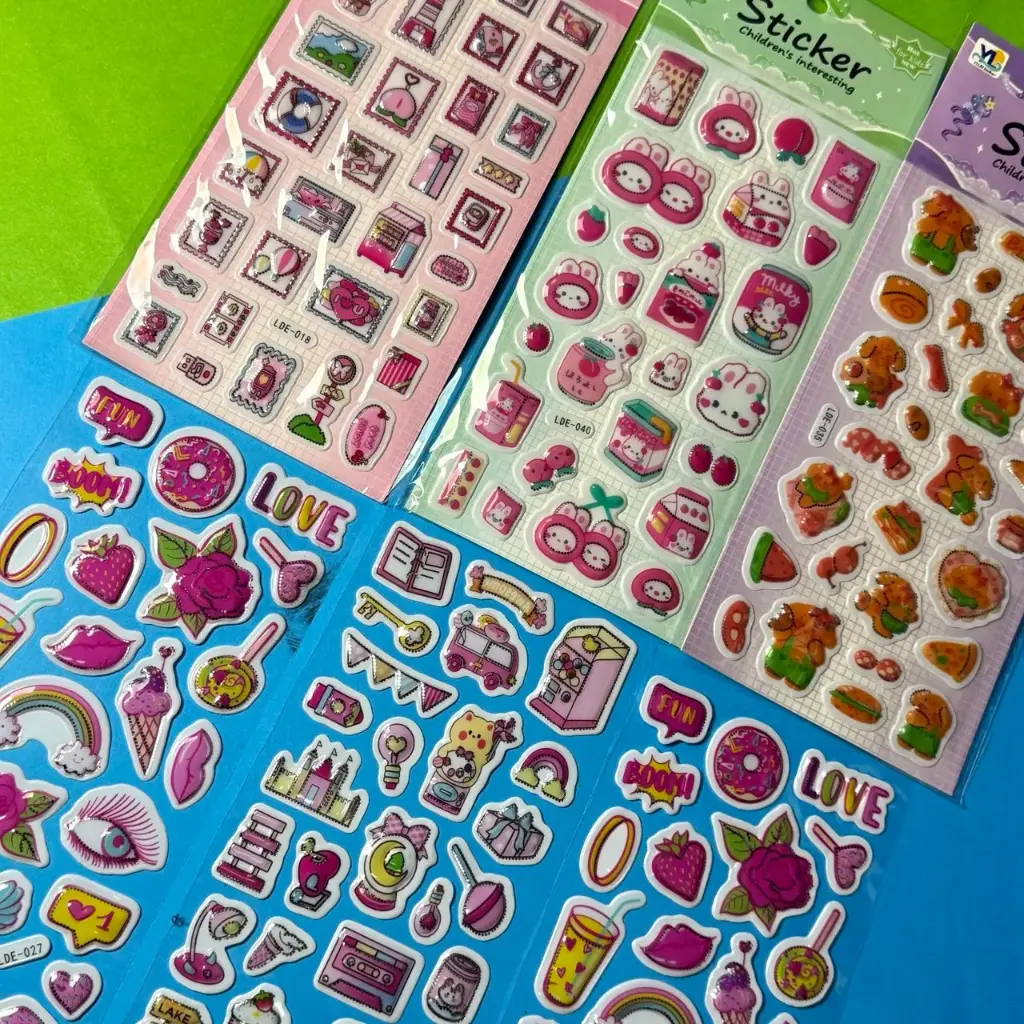 Tira de Stickers Cute