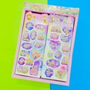 Tira de Stickers La Bubu con Relieve