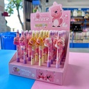 Lápiz Borrable con Diseño de Cerdito Giratorio