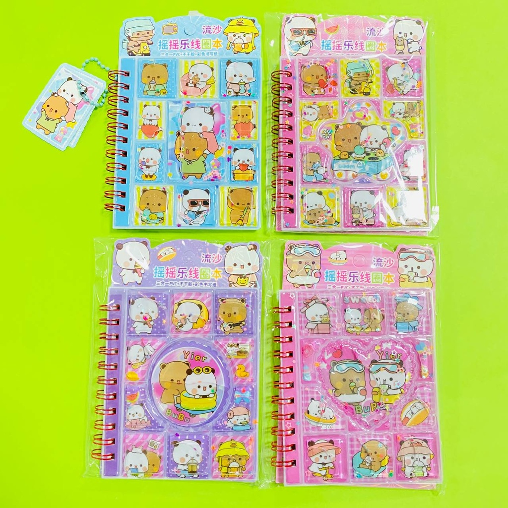 Mini Libreta + Stickers Bubu y Dudu