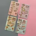 Juego de Pegatinas Muñeca Estilo Retro