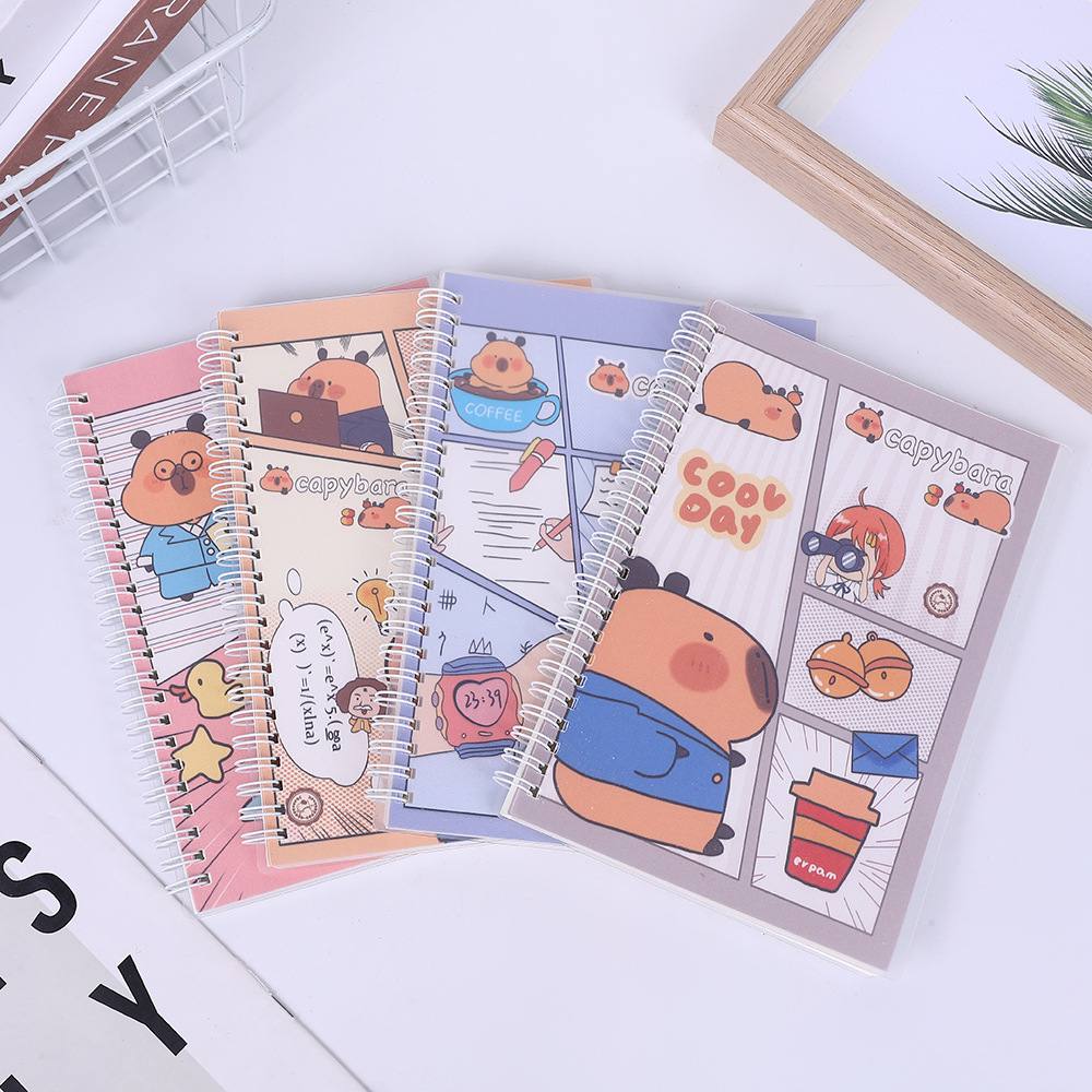 Libreta Capybara Anteojos, 70 Hojas Pequeña