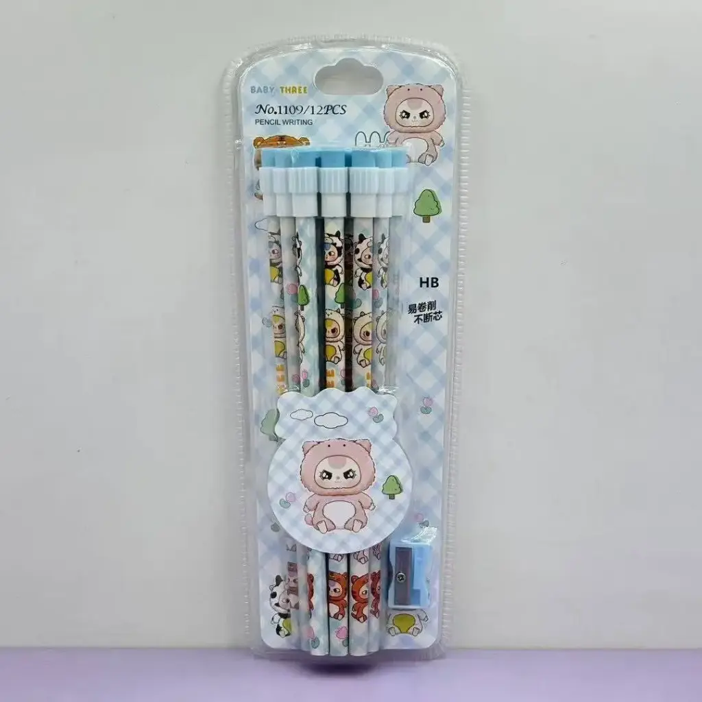  Set de Lápices de Grafito 12PCS Baby Three