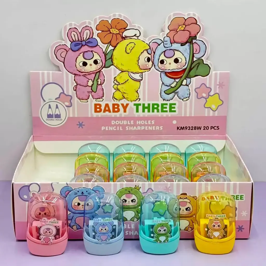  Sacapuntas con Doble Filo Baby Three 