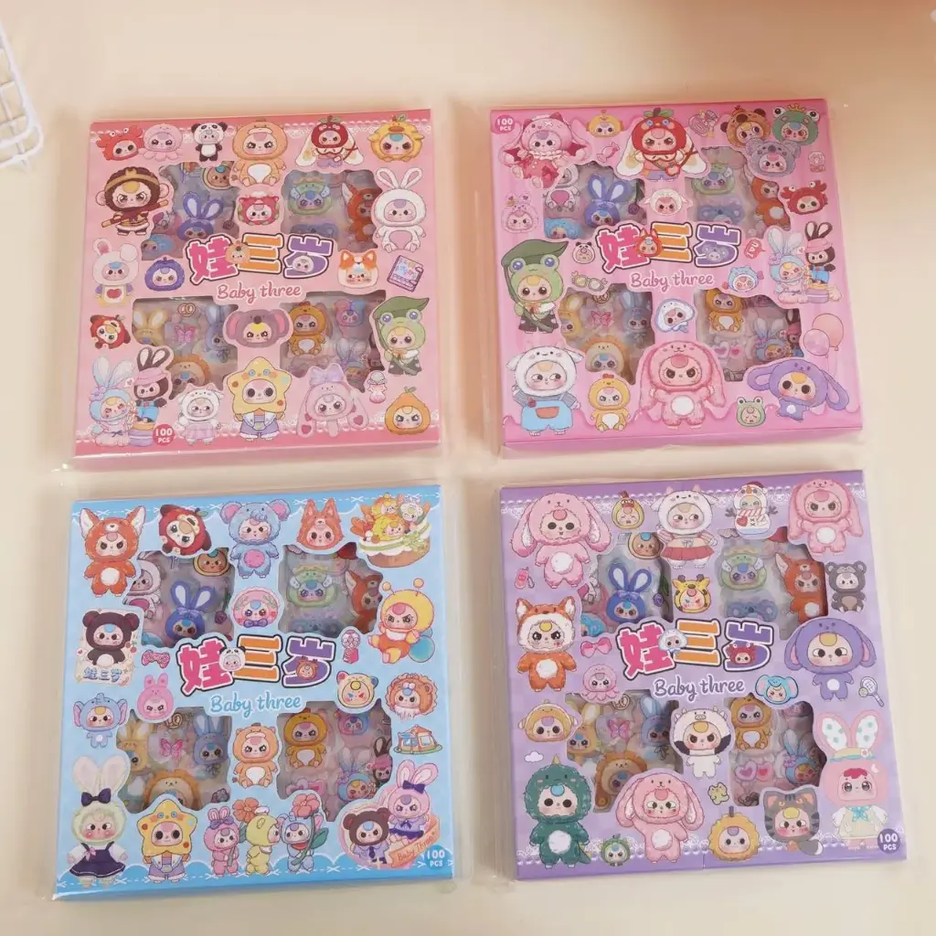 Caja de Stickers 96PCS Baby Three