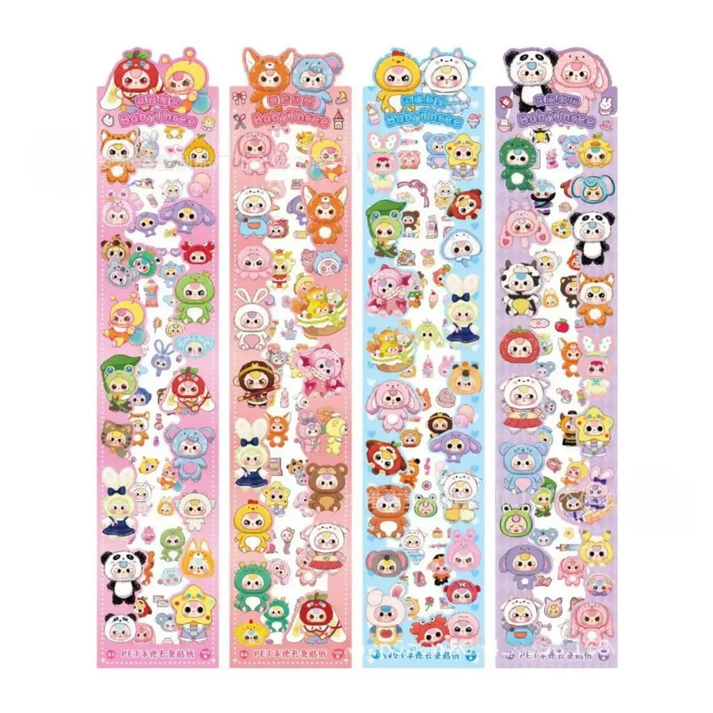  Tira de Stickers 96PCS Baby Three 
