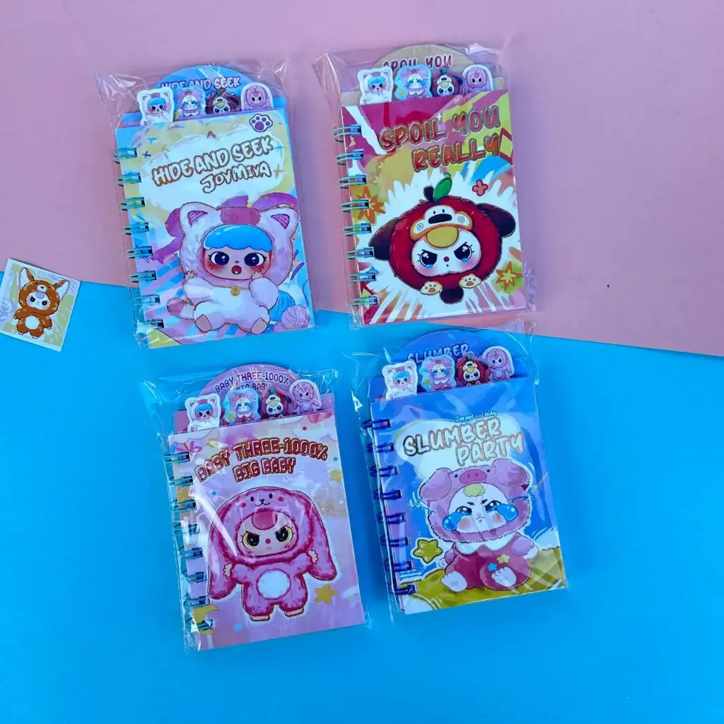 Mini Libreta con Guiador Baby Three
