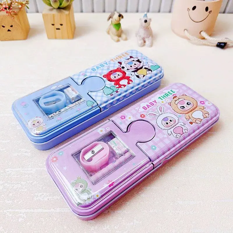 Estuche Metálico Baby Three con Lápices