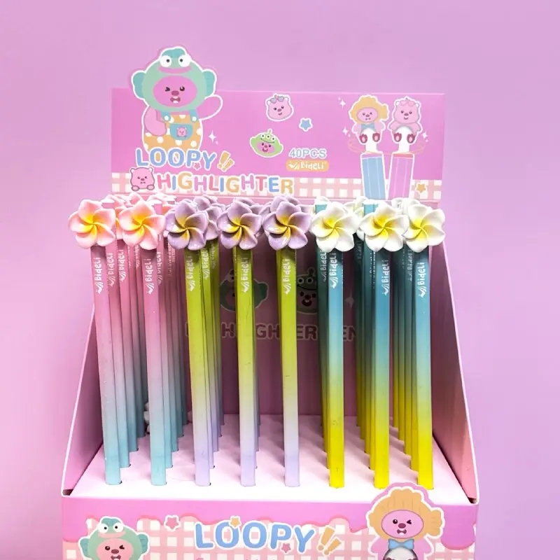 Lápiz de Mina con Diseño de Flor