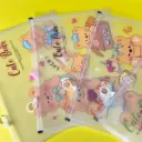 Bolsa con Cremallera de Ositos  4 Colores Surtidos 