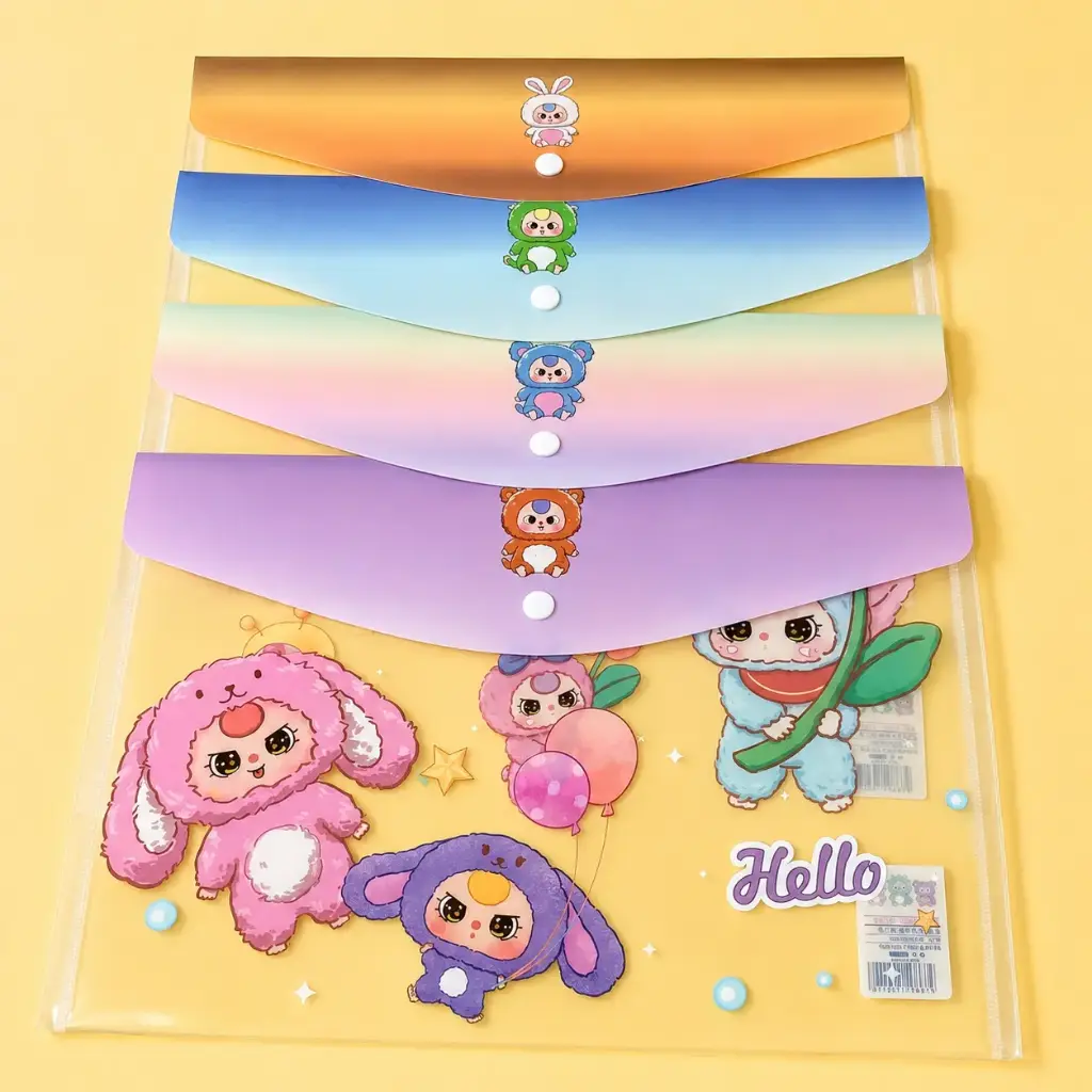 Bolsa cremallera de Documentos Baby Three Transparente