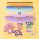 Bolsa cremallera de Documentos Baby Three Transparente