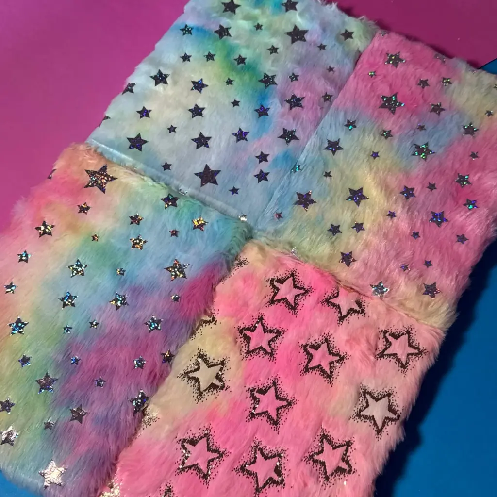 Libreta Peluda con Glitter Ternura que brilla