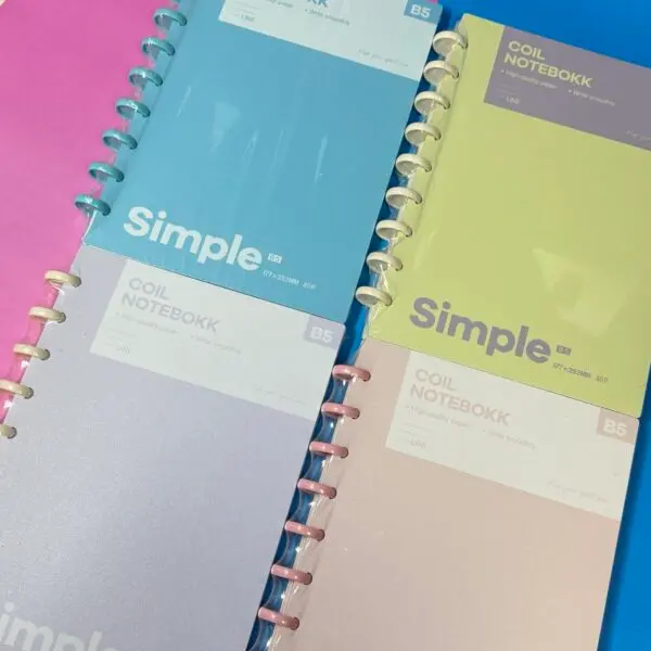 Libreta Argollada Pastel Simple 005