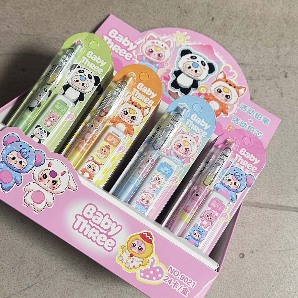  SET PORTAMINAS BABY THREE 0.5 MM