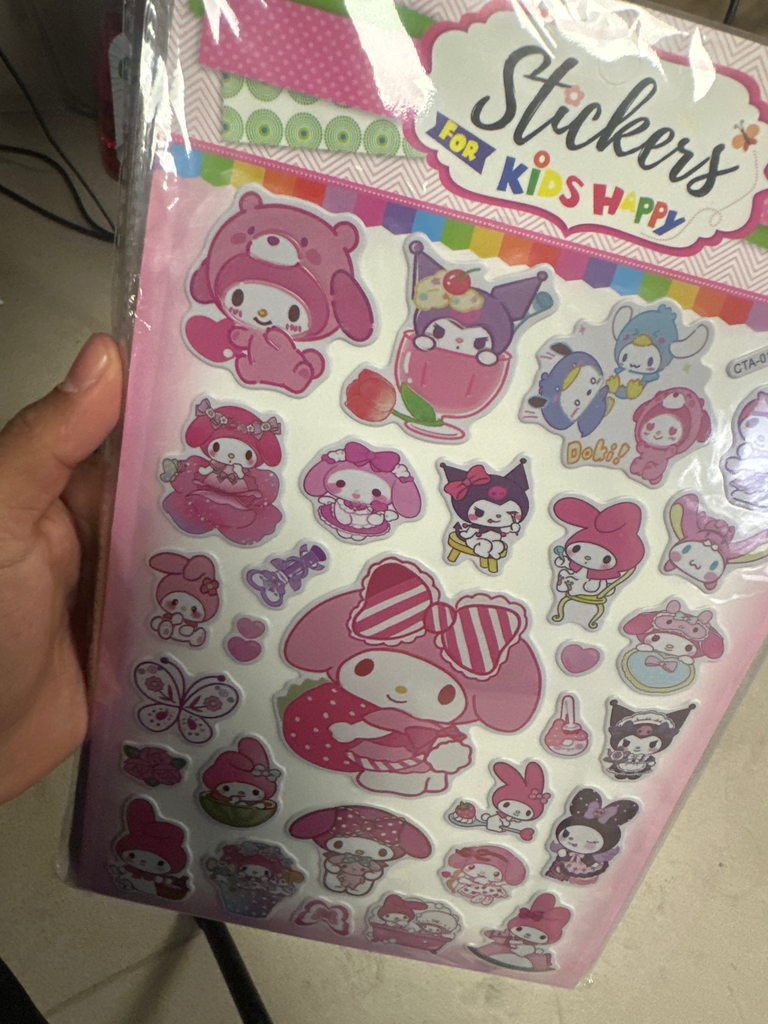 STICKERS SAN 3D SAN