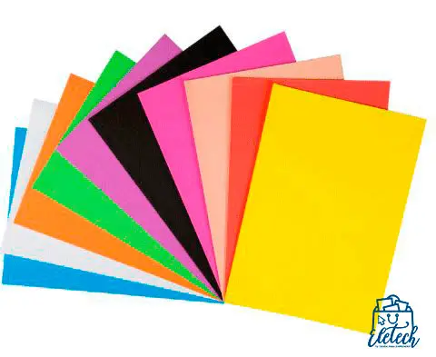 Pack 10 Pliegos Goma Eva Sin Glitter Tamaño A4