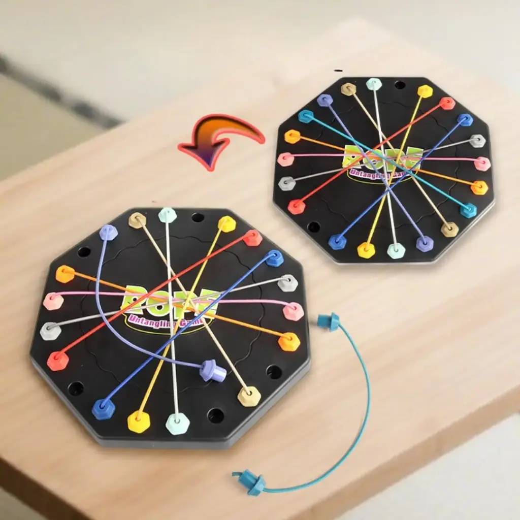 Desafio Infantil para Desenredar Cuerdas