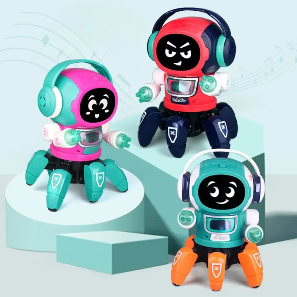 ROBOT CAMINANTE BAILARÍN CON LUZ Y SONIDO