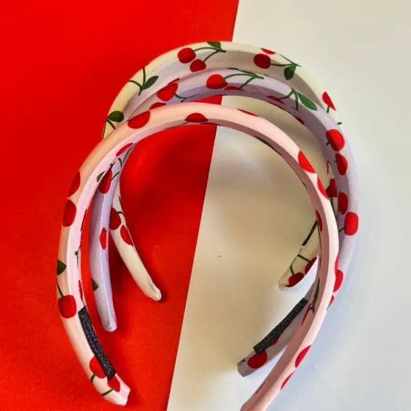 Diadema Diseño Cereza 3 Colores Surtidos