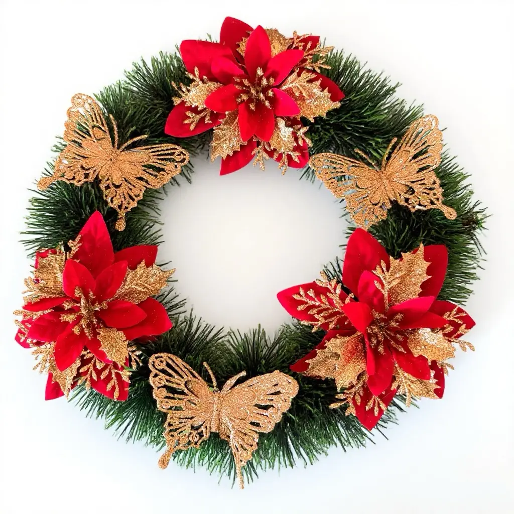 Adorno Corona de Navidad 30 cm