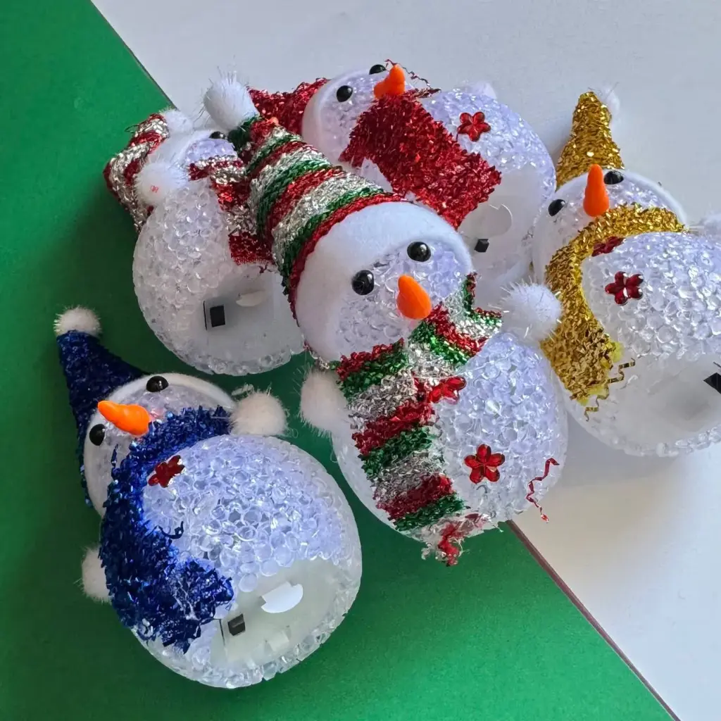 ADORNO DE NAVIDAD FIGURA DE NIEVE