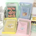 Bolsa de Documento Transparente Colores Pastel