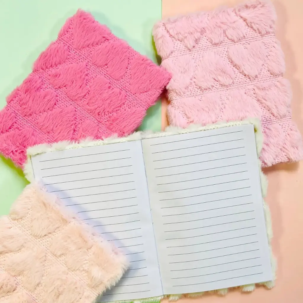 Libreta de Corazón Con Líneas