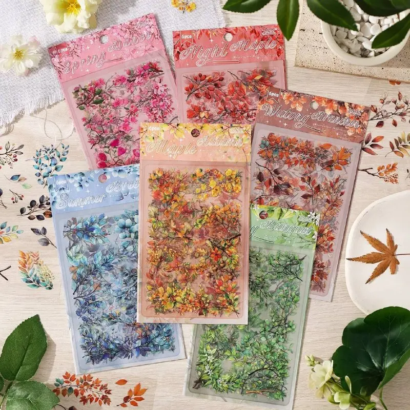Stickers de Hojas y Plantas