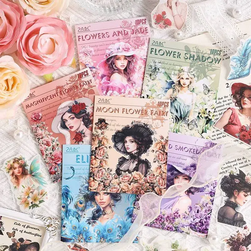 Stickers Dama Vintage