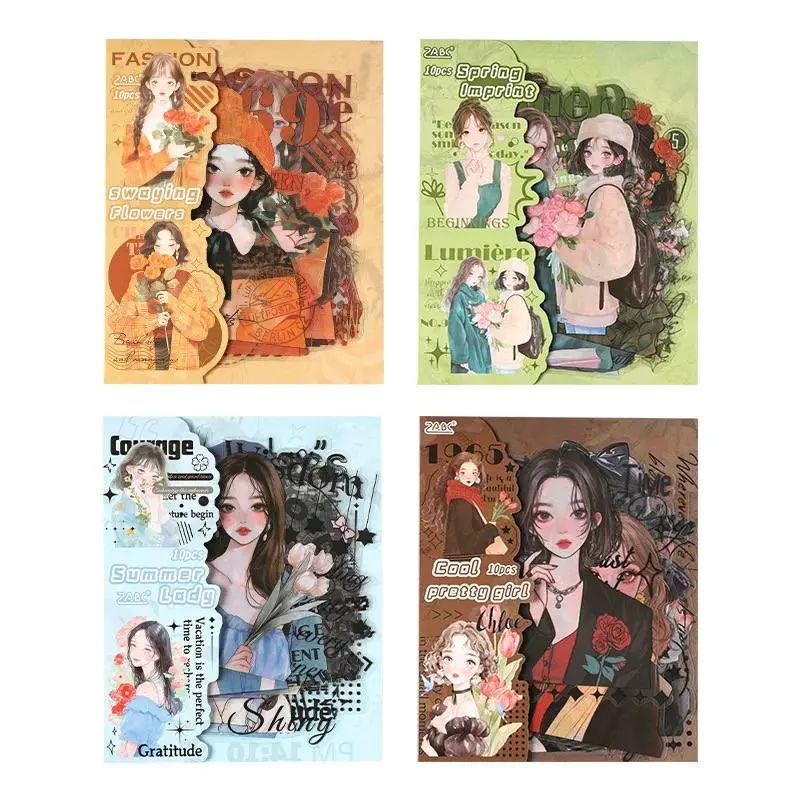 Stickers Mujer Coreana