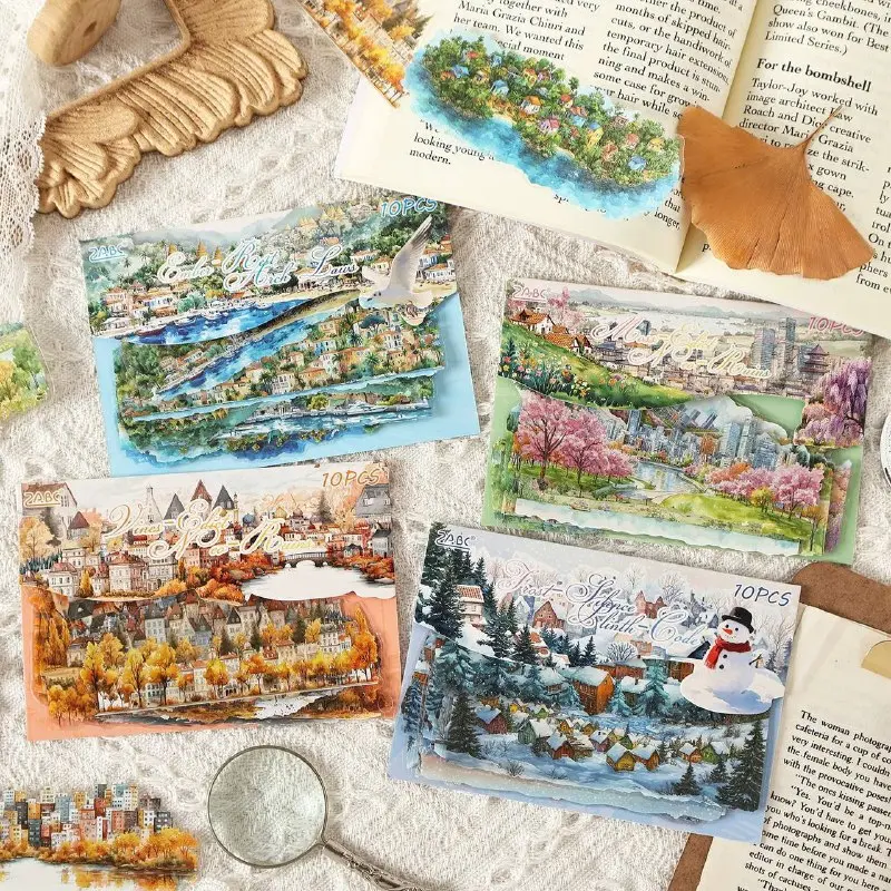 Stickers de paisajes y estaciones