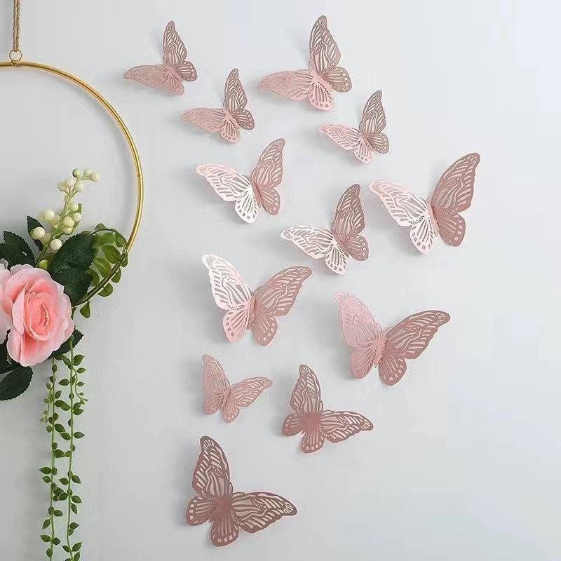Stickers de Mariposas brillantes 4 modelos