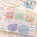 Set de 48 Stickers Ingles Moments 5 Diseños
