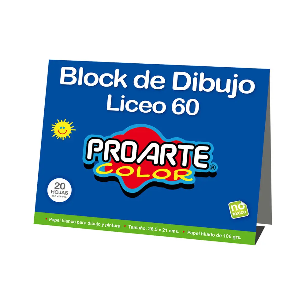 Block ProArte Liceo 106 Gr 20 Hjs26,5x21cm 