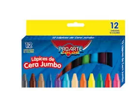 LAPICES CERA PROARTE 12col. EXTRA GRUESOS
