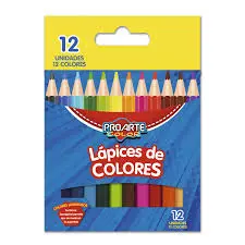 LAPICES DE COLOR PROARTE 12 CORTOS